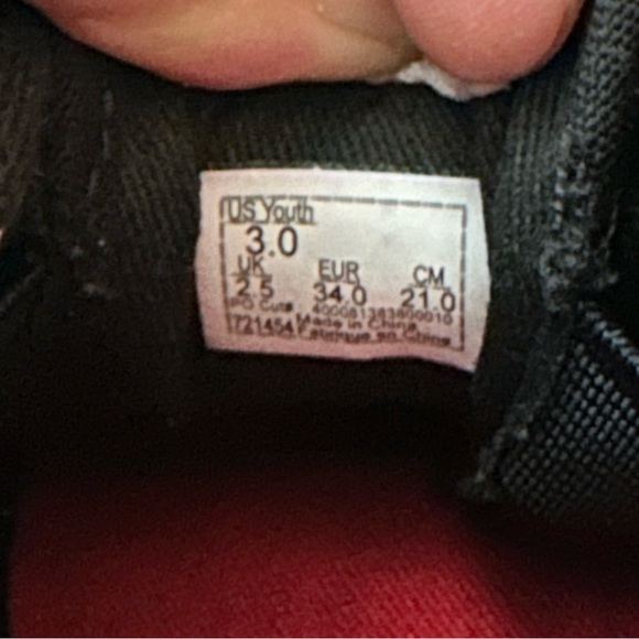 Vans Black Suede Chima Pro Youth Sneakers Size 3 - Picture 11 of 11